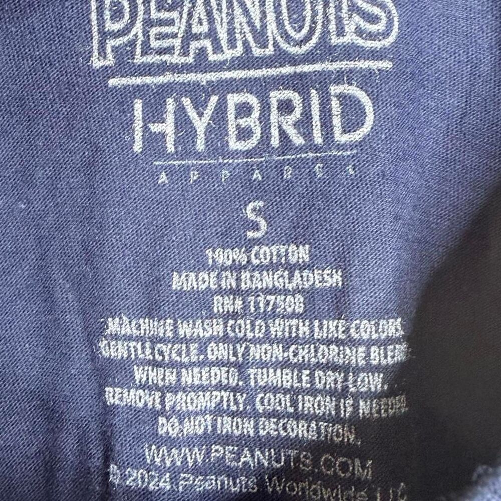 Peanuts Women's Blue and Navy T-shirt - Picture 3 of 4